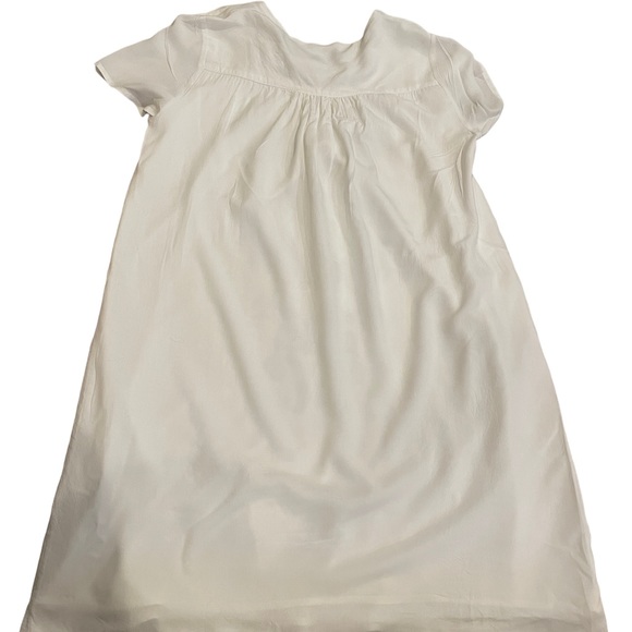 Lulu’s Down in Kokomo Ivory Floral Embroidered Shift Lace-up Dress, Size M, EUC - Picture 9 of 9